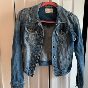 Calvin Klein cropped denim jacket